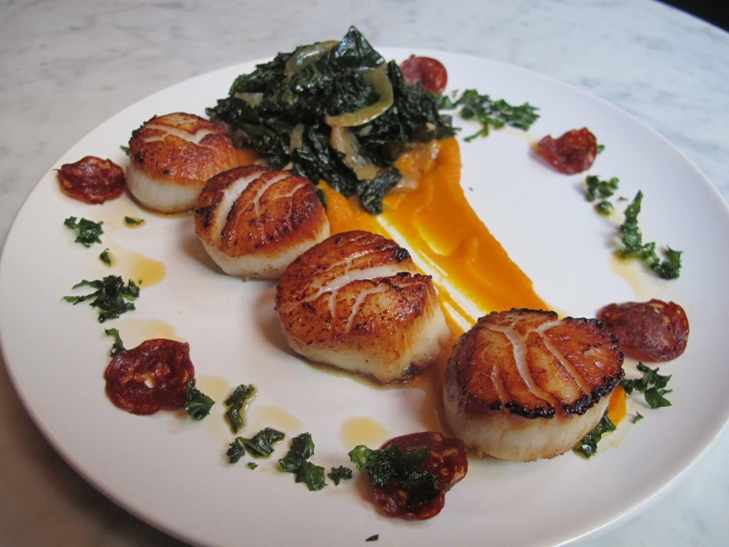 NJ Restaurants: Satis, Jersey City, Scallops