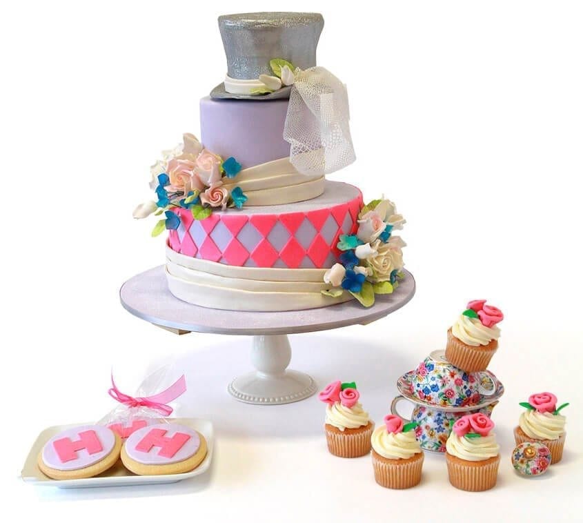 NJ Weddings-Pink Cake Box-Bridal Shower