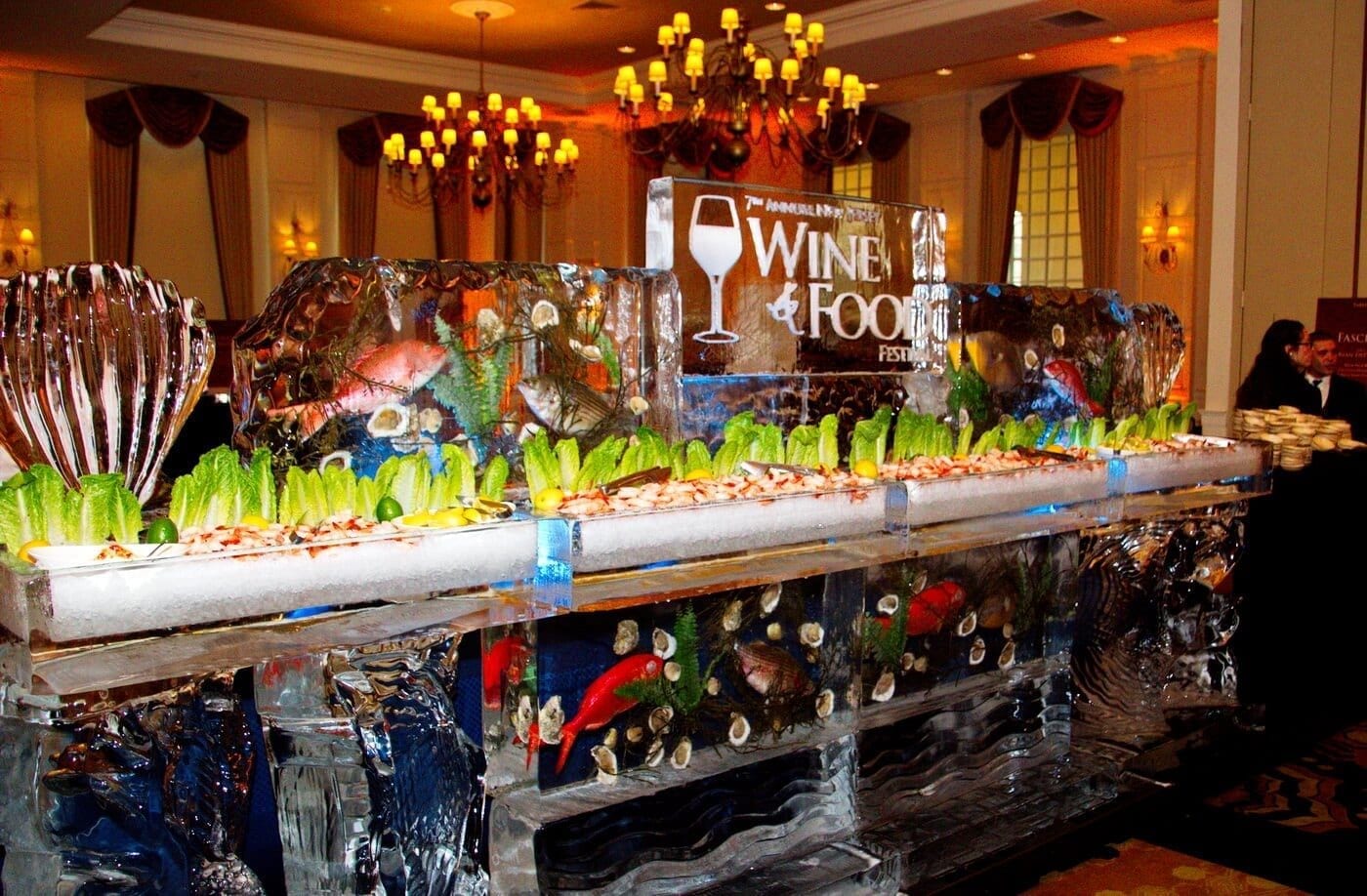 Food & Wine Festival Crystal Springs, Seafood Display