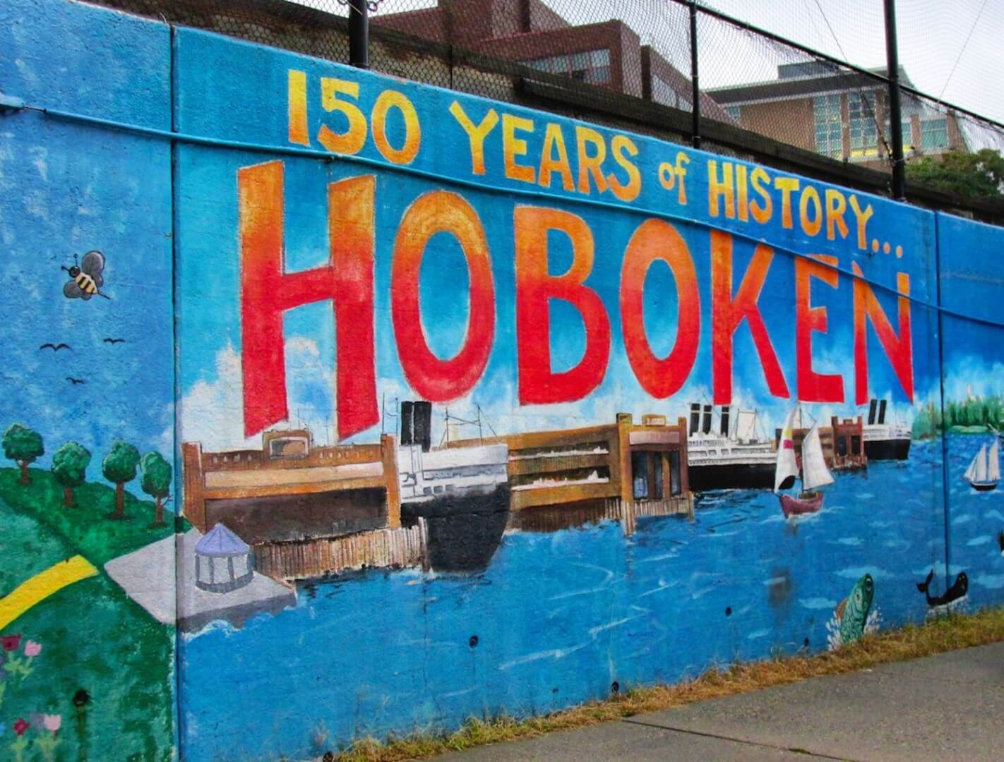 NJ Events - Hobken Italian Festival Hoboken History Mural - Photo by Patrick Lombardi