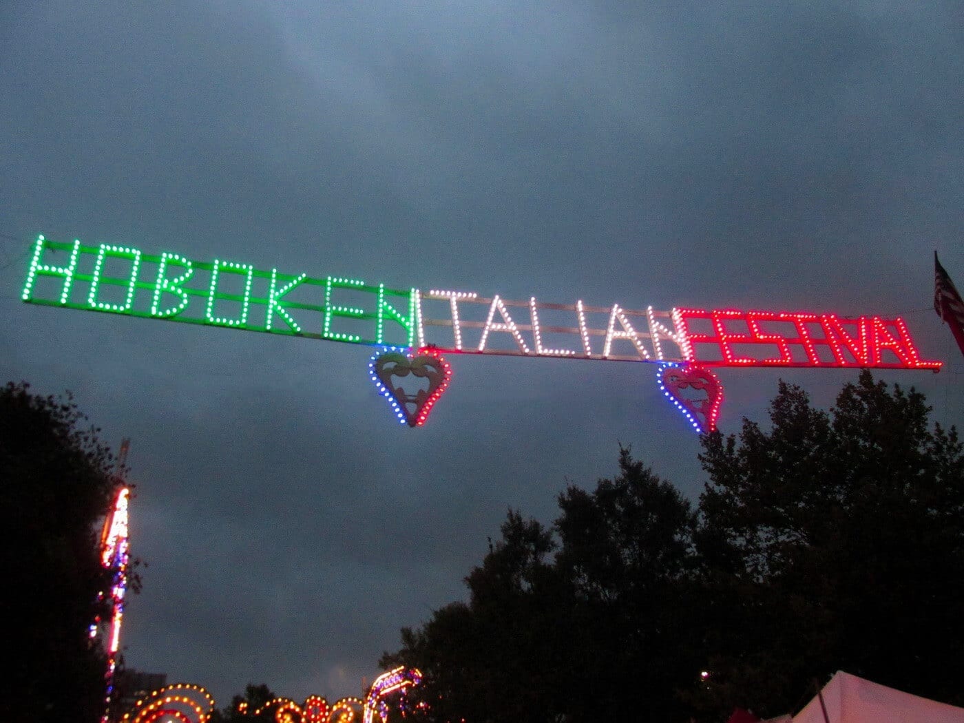 Hoboken Festival Sign