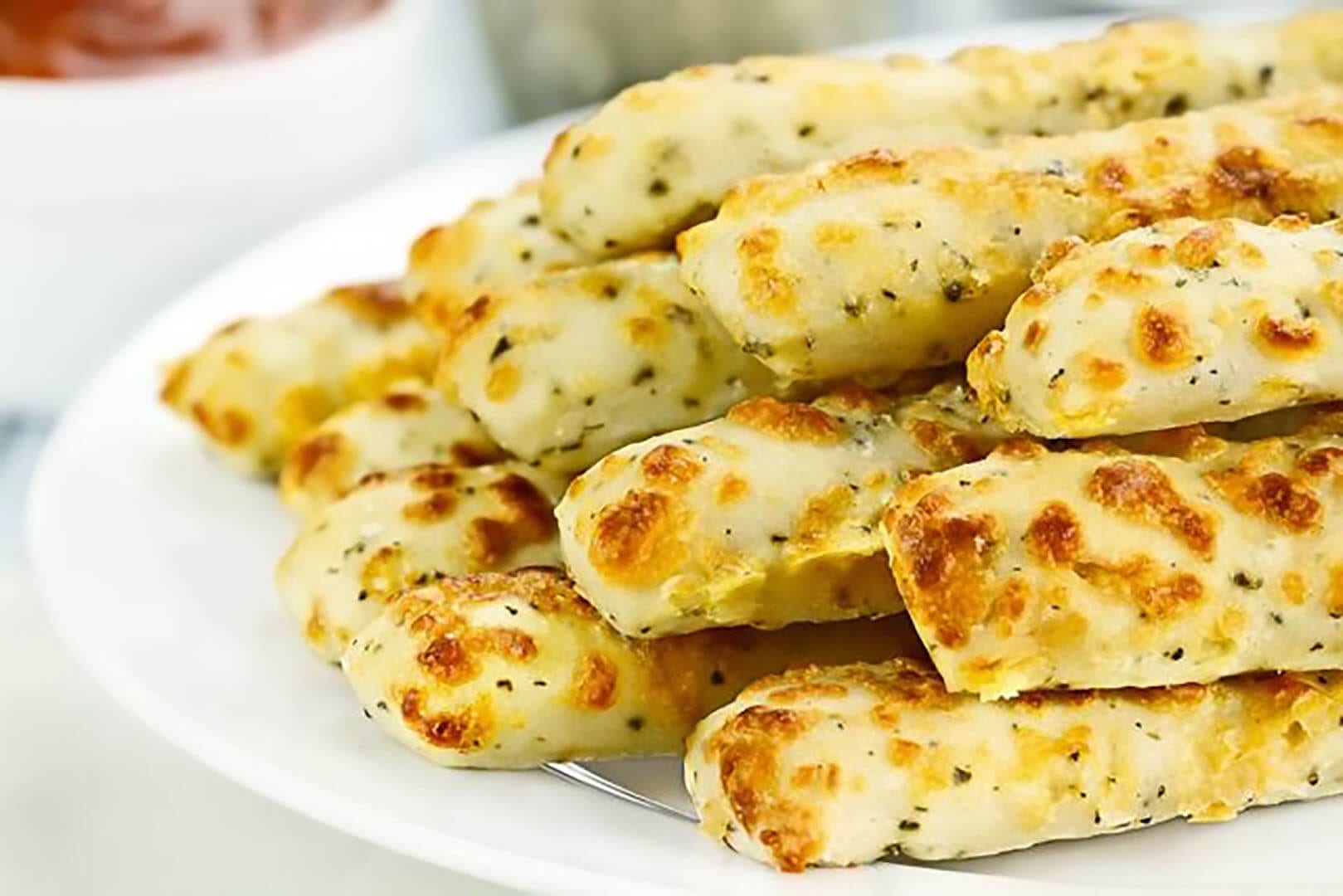 Finger Food App: Mustard and Gruyere Batons.