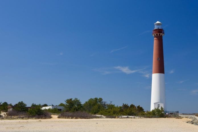 Barnegat Lighthouse, Landscape View nj lighthouses to visit