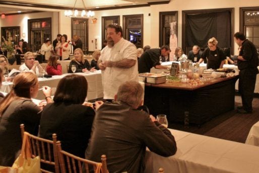Chef Eric LeVine addresses attendees