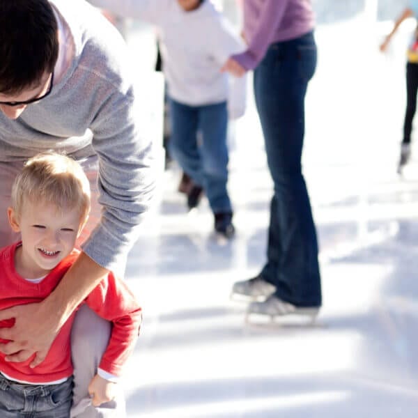 family ice skating