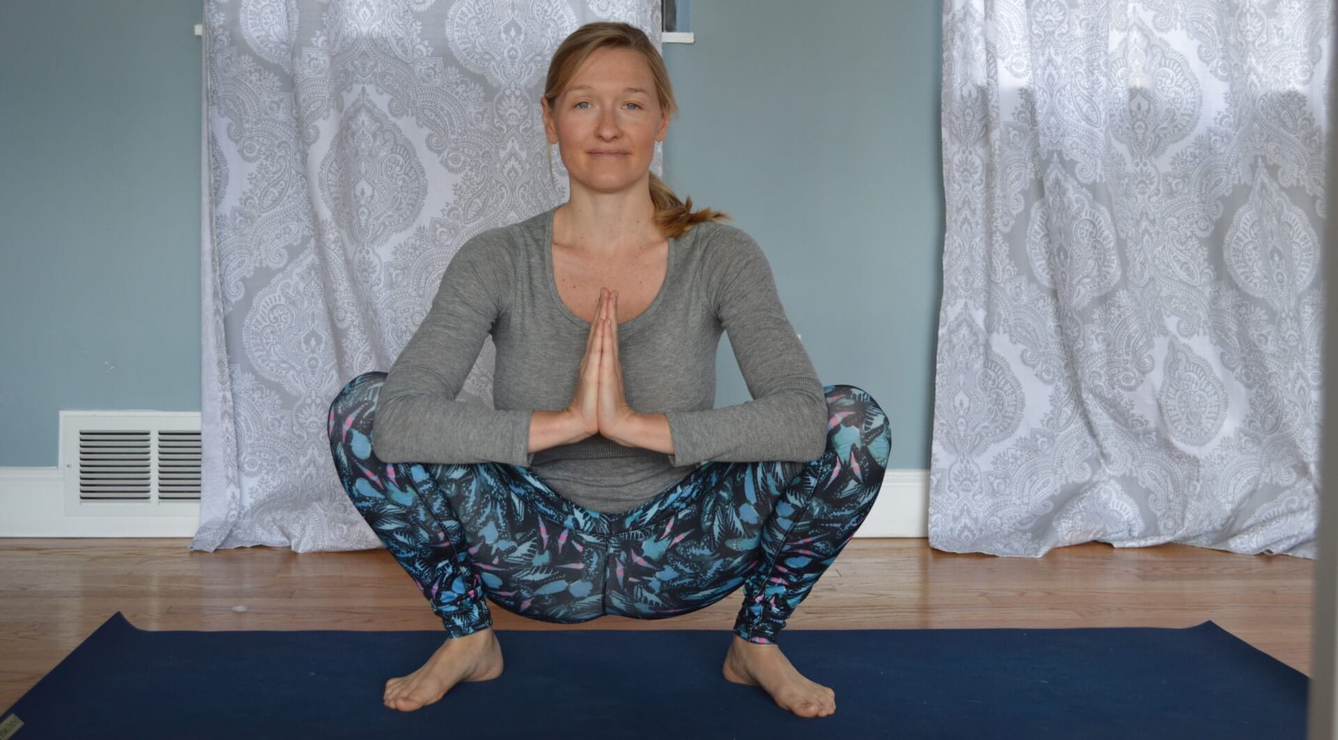 garland pose for digestion