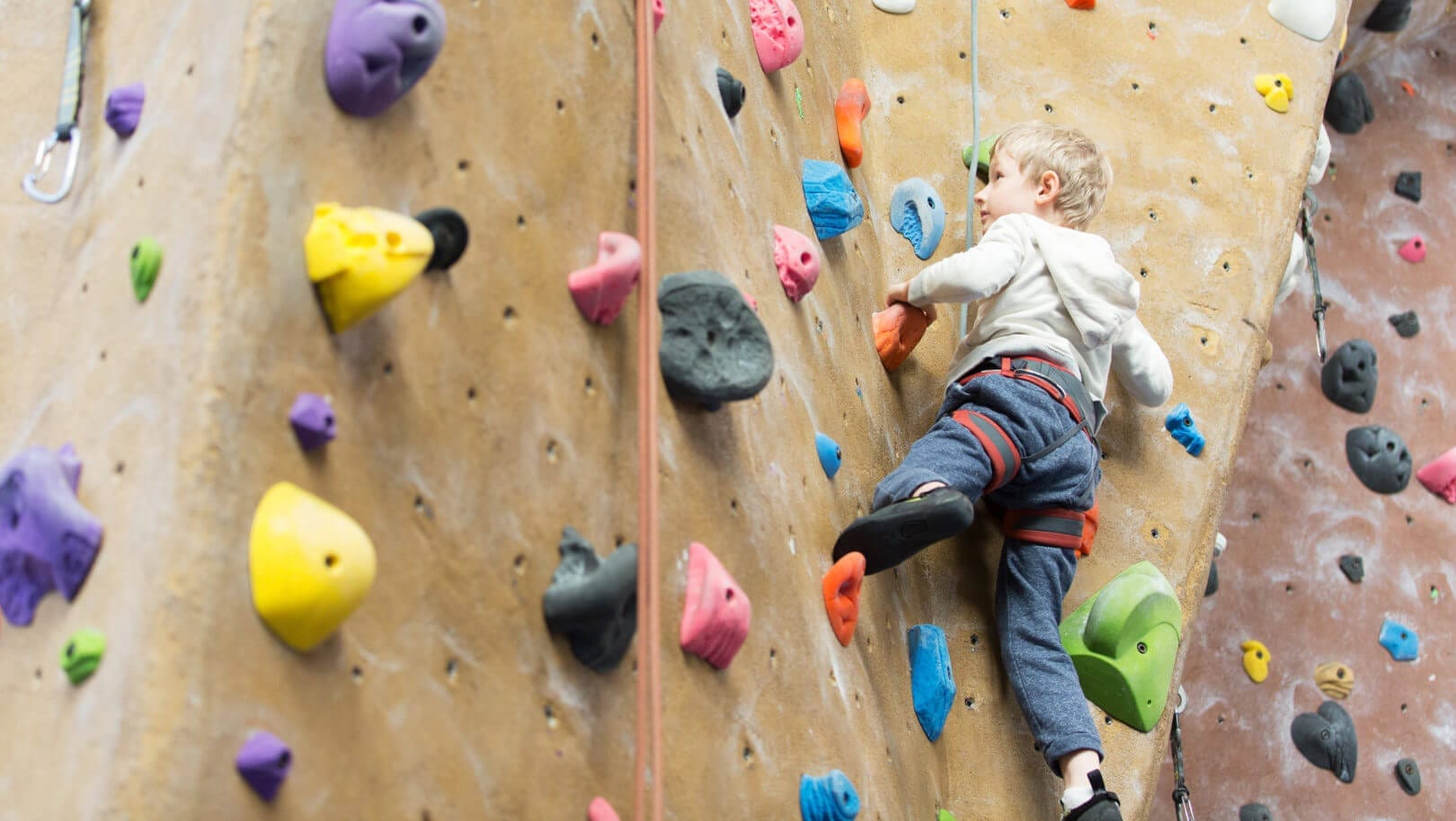 indoor rock climbing