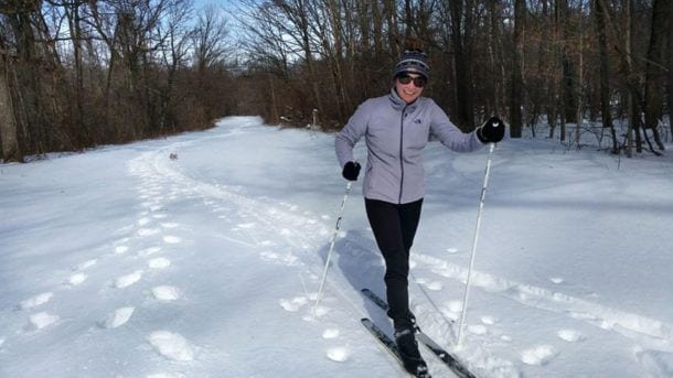 cross-country skiing