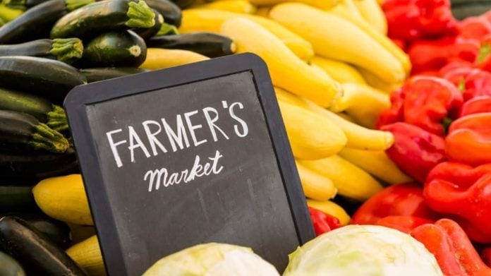 farmer's market, vegetables