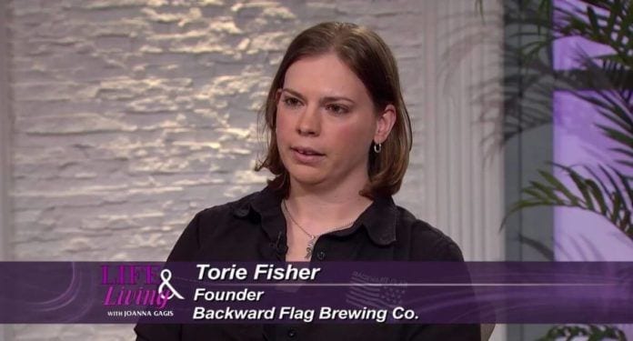 Torie Fisher Backward Flag Brewing