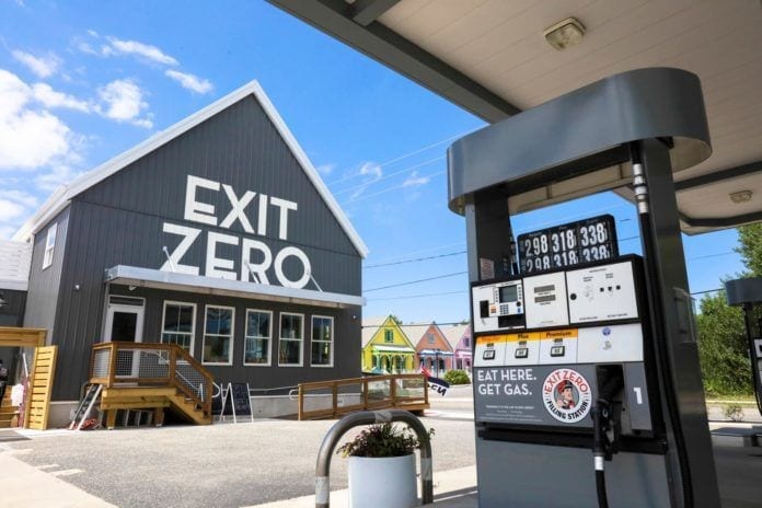 exit zero, filling station