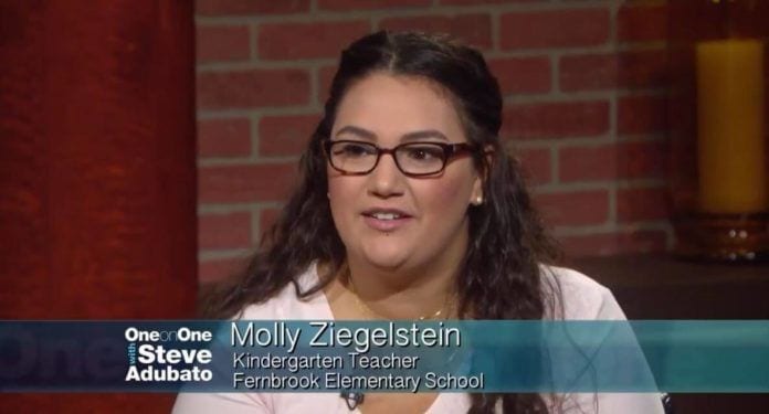 Molly Ziegelstein of Fernbrook Elementary School Helps Students Deal with Stress