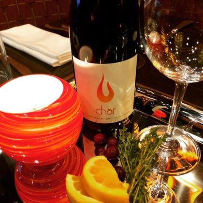 Exclusive Char Steakhouse wine label