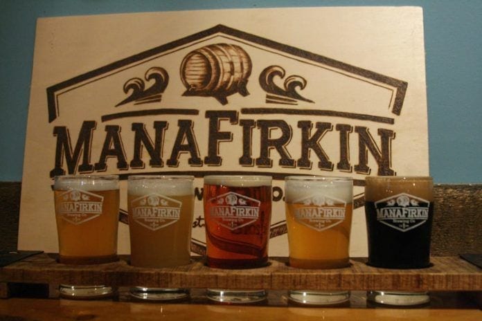 manafirkin brewing photo of beer samples