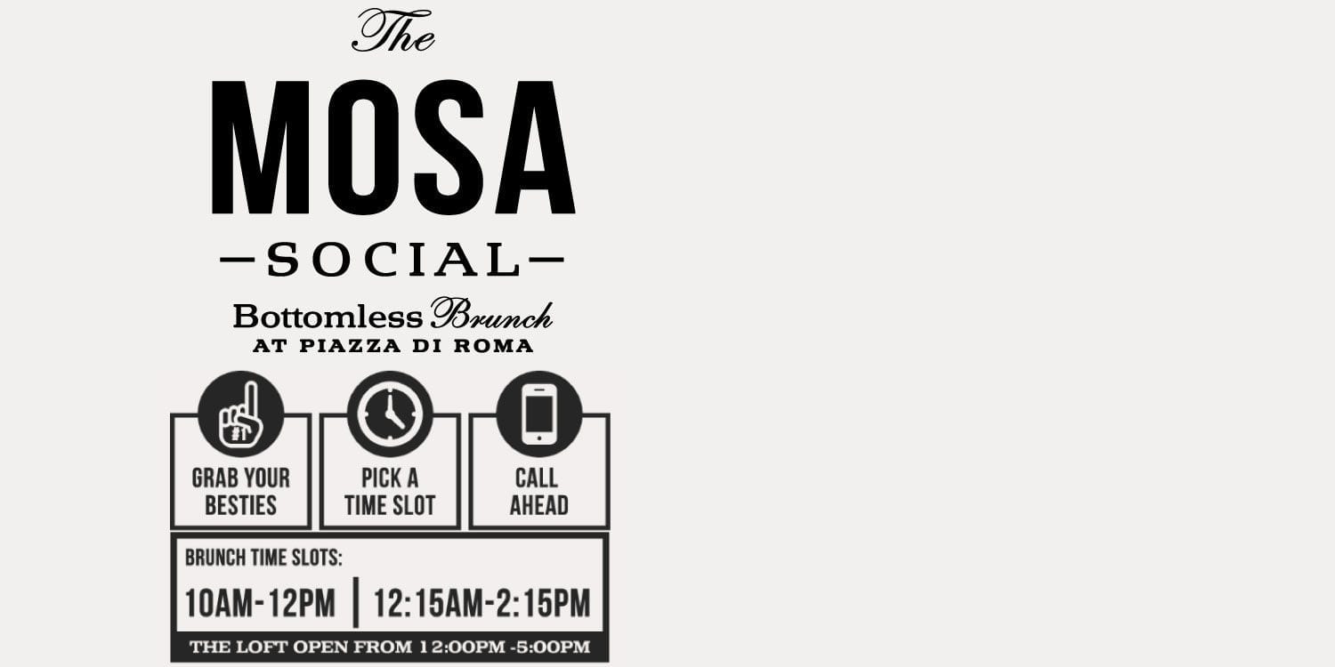 The Mosa Social - Bottomless Brunch