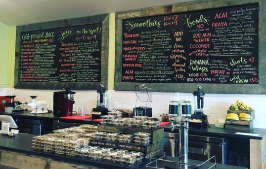 Fresh Press Juice Co Interior