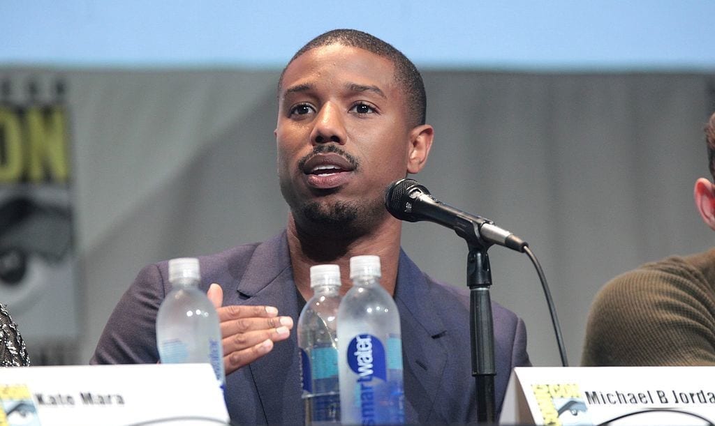 Michael B Jordan at San Diego Comic Con