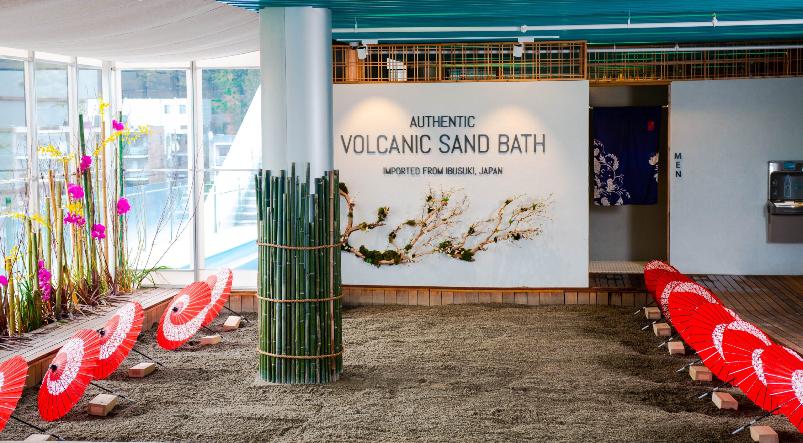 SoJo Spa Club Volcanic Sand Bath Full View