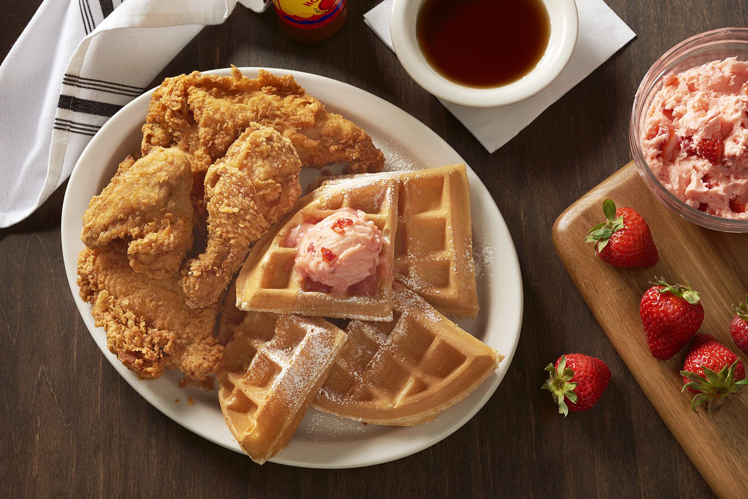 Chicken & Waffles Signature Dish