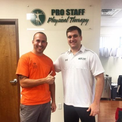 Pro Staff Physical Therapy Patient Success Photo