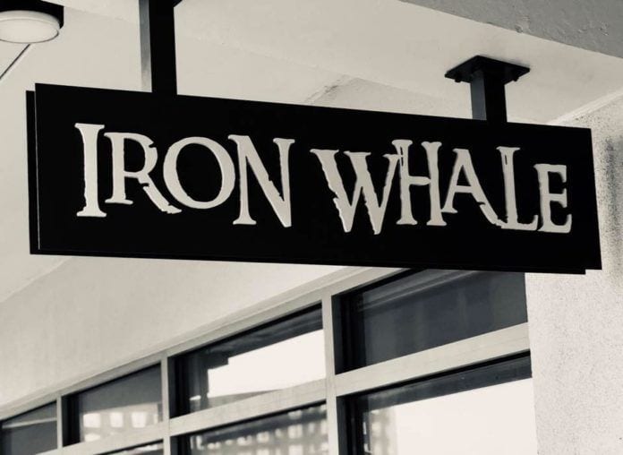 Iron Whale Exterior Sign