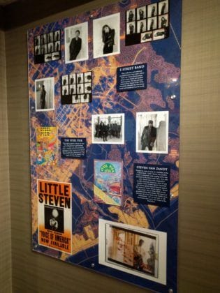 Collection of items from the E Street Band, The Steel Pier, and Steven Van Zandt.