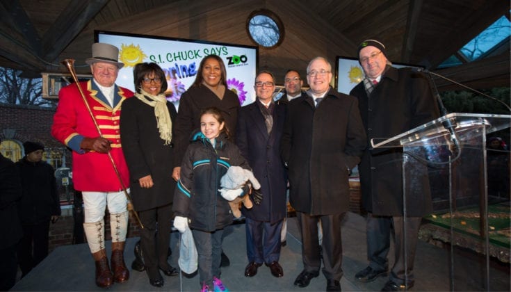 group photo at event