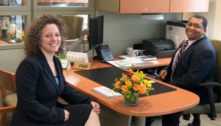 Investors Bank teller