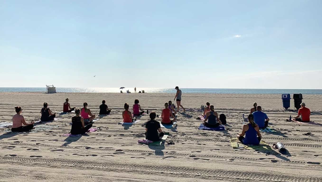 Yoga on the Beach