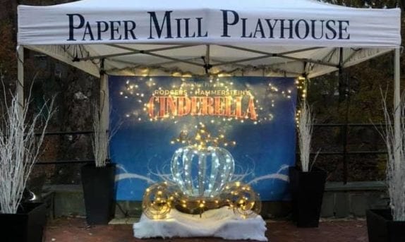 Papermill Playhouse Cinderella Display