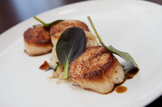 Seared Scallops from Cafe Chameleon
