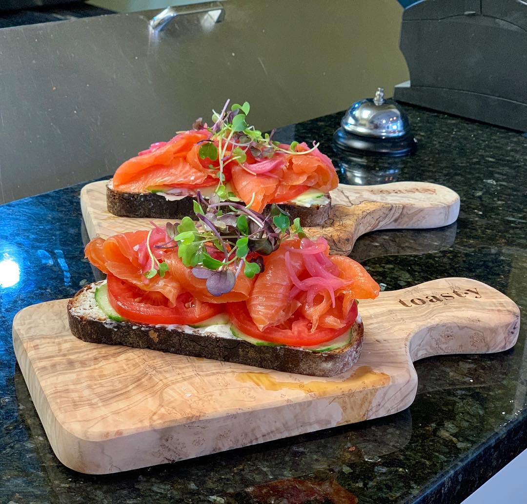 Smoked Salmon Toast