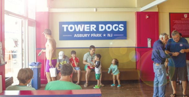 Tower Dogs interior sign