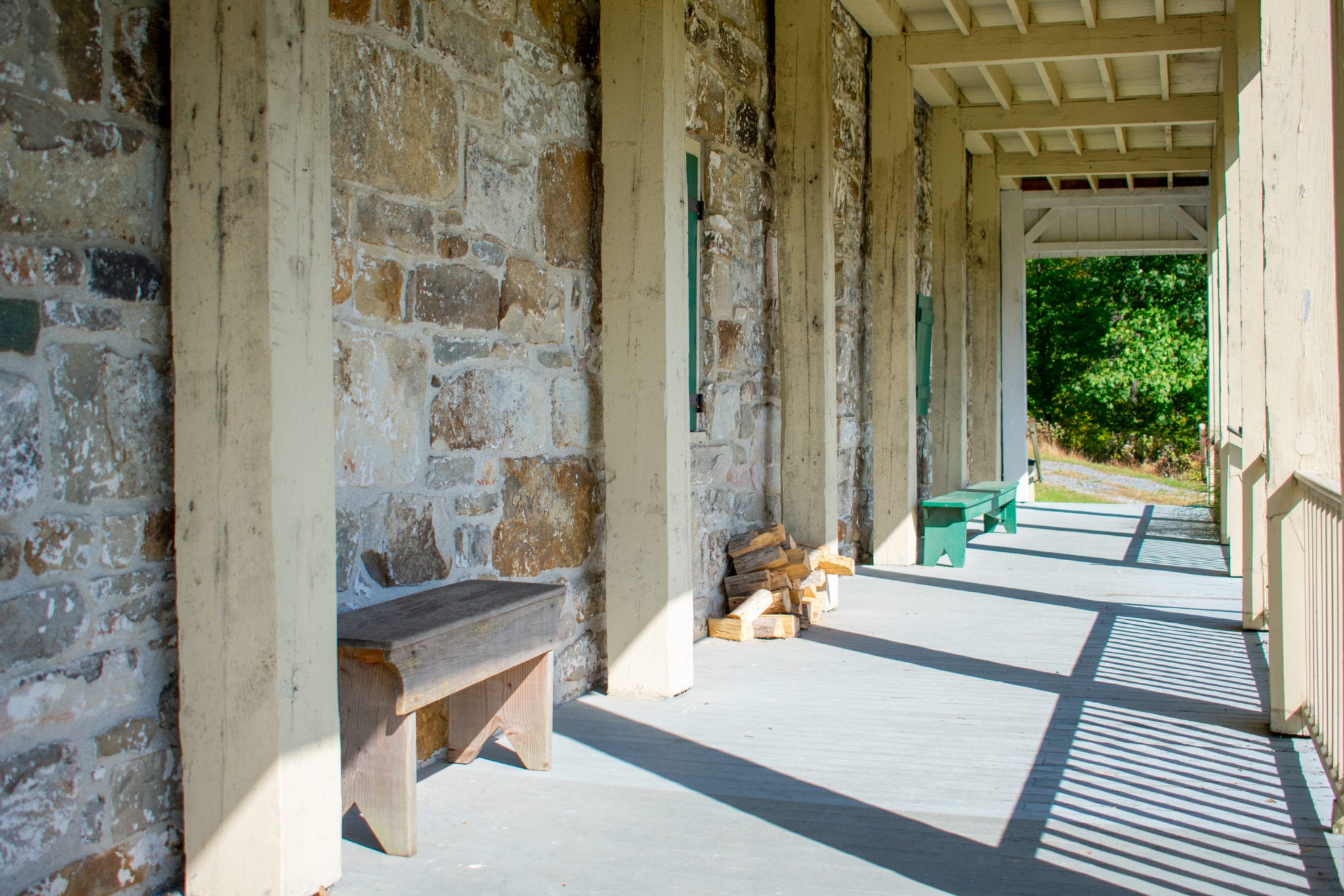 Extended Porch with Bench