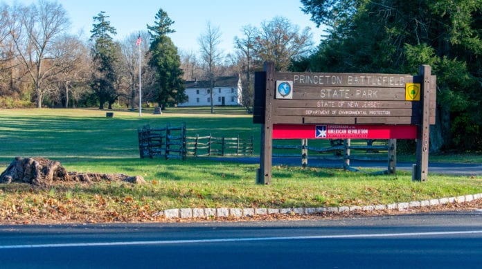 Princeton Battlefield Entrance