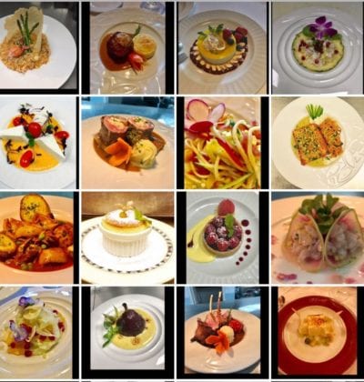 Collage of il Capriccio Menu Items