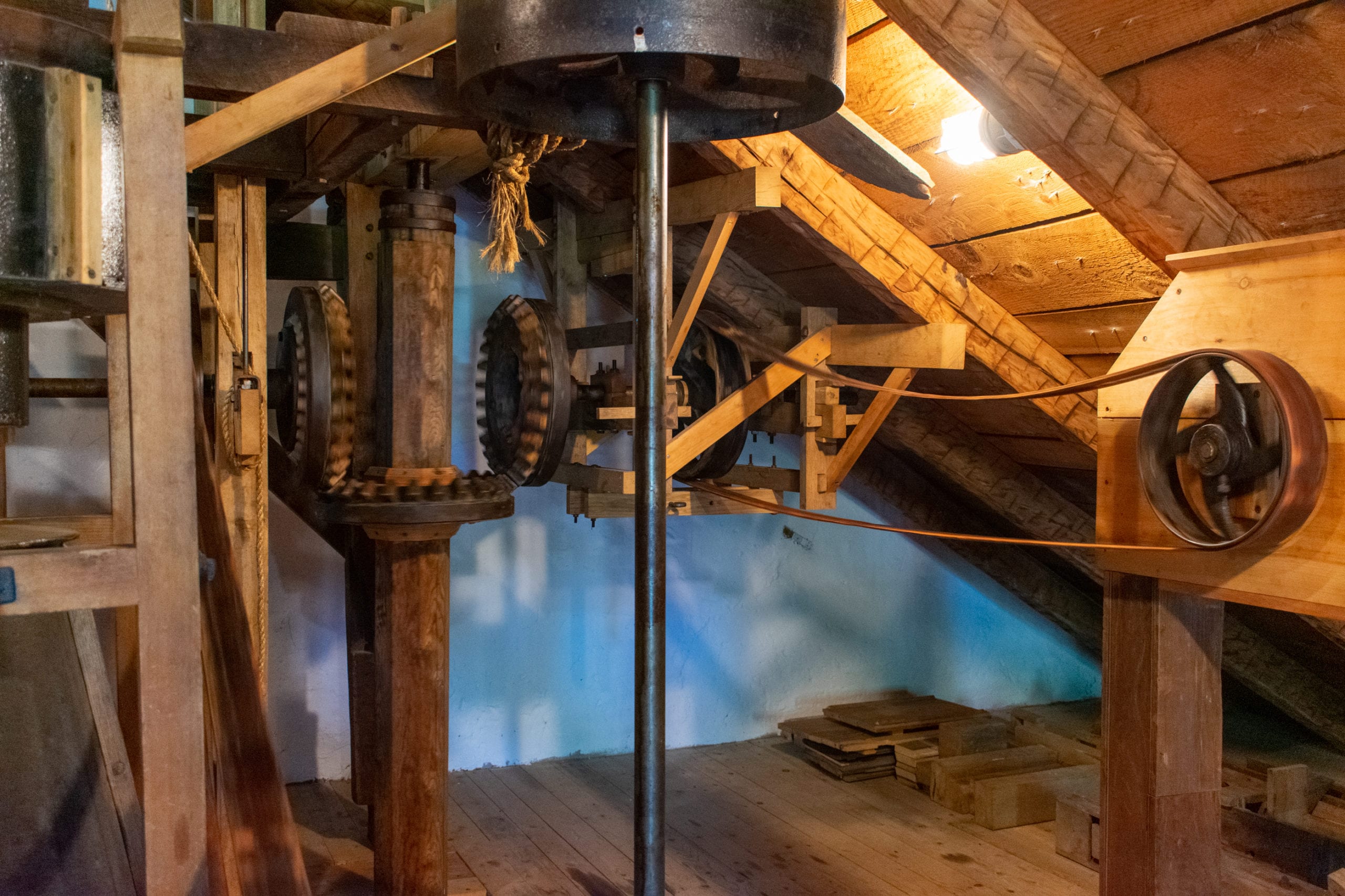 Inner Gears of Water Wheel