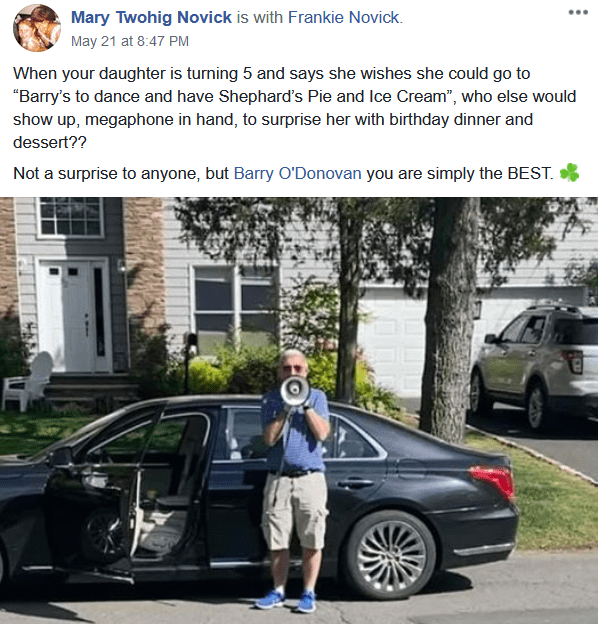 Barry O'Donovan owner of the Kilkenny House