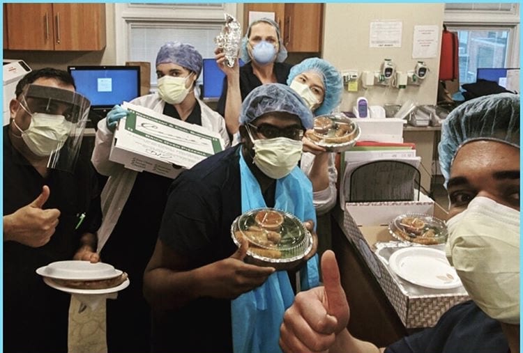 Restaurants Giving Back: Cassies Pizza Delivered to Englewood Hospital