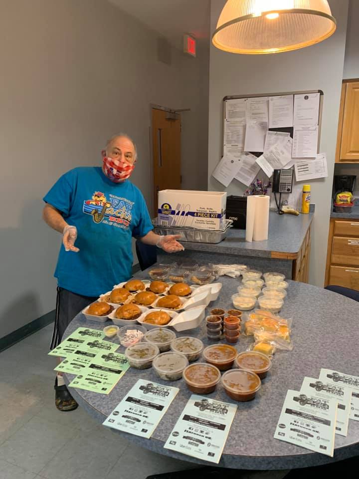 CEO of Fat Jack's BBQ at Monroe Township EMS Building