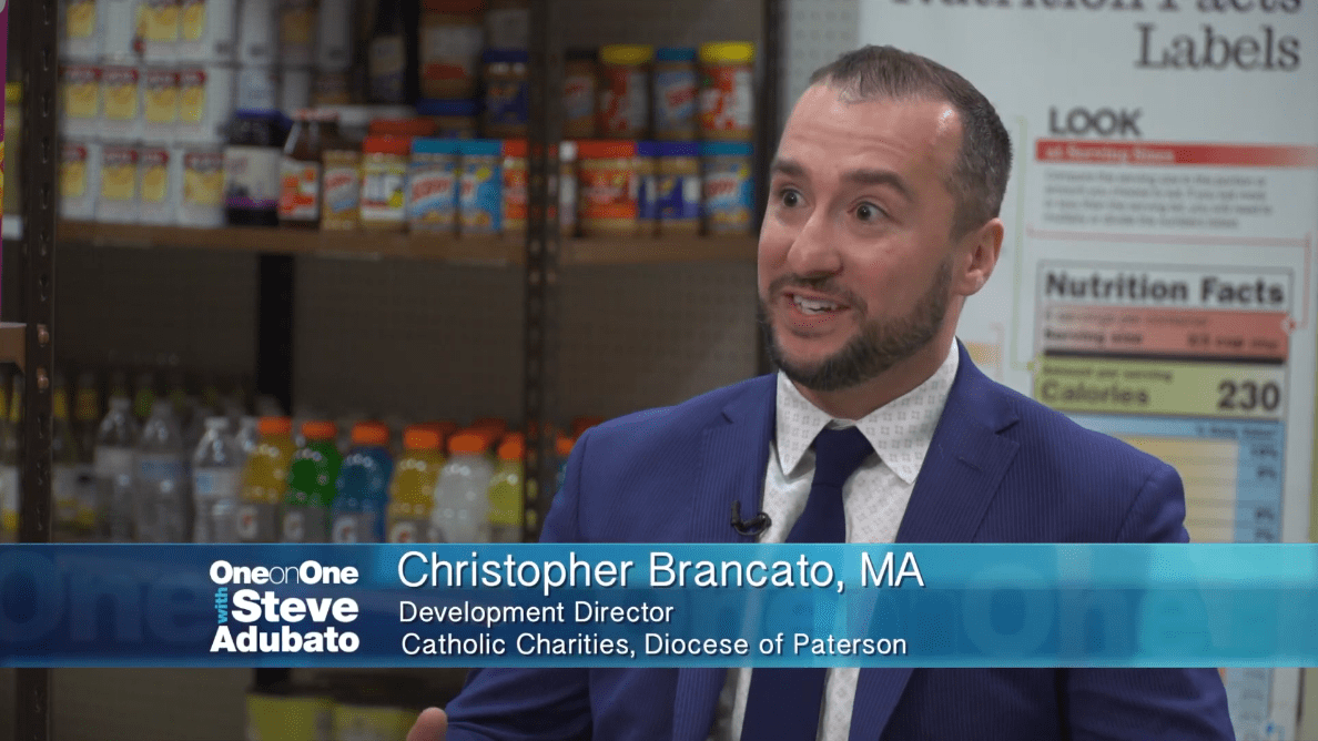 Steve Adubato on Location at Father English Food Pantry