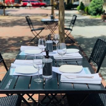 Outdoor Seating at Valente's Cucina
