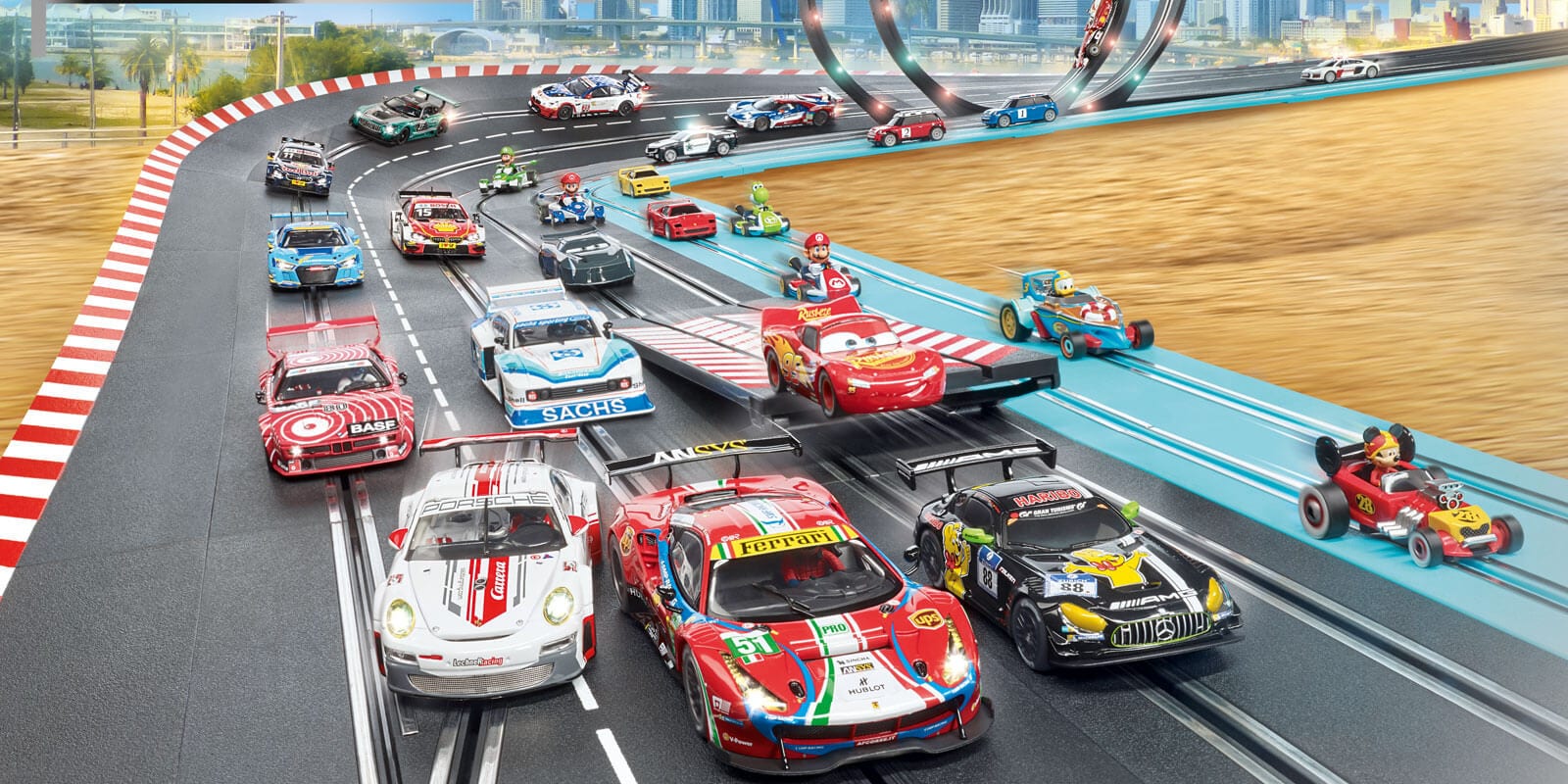 Carrera Slot Cars concept art