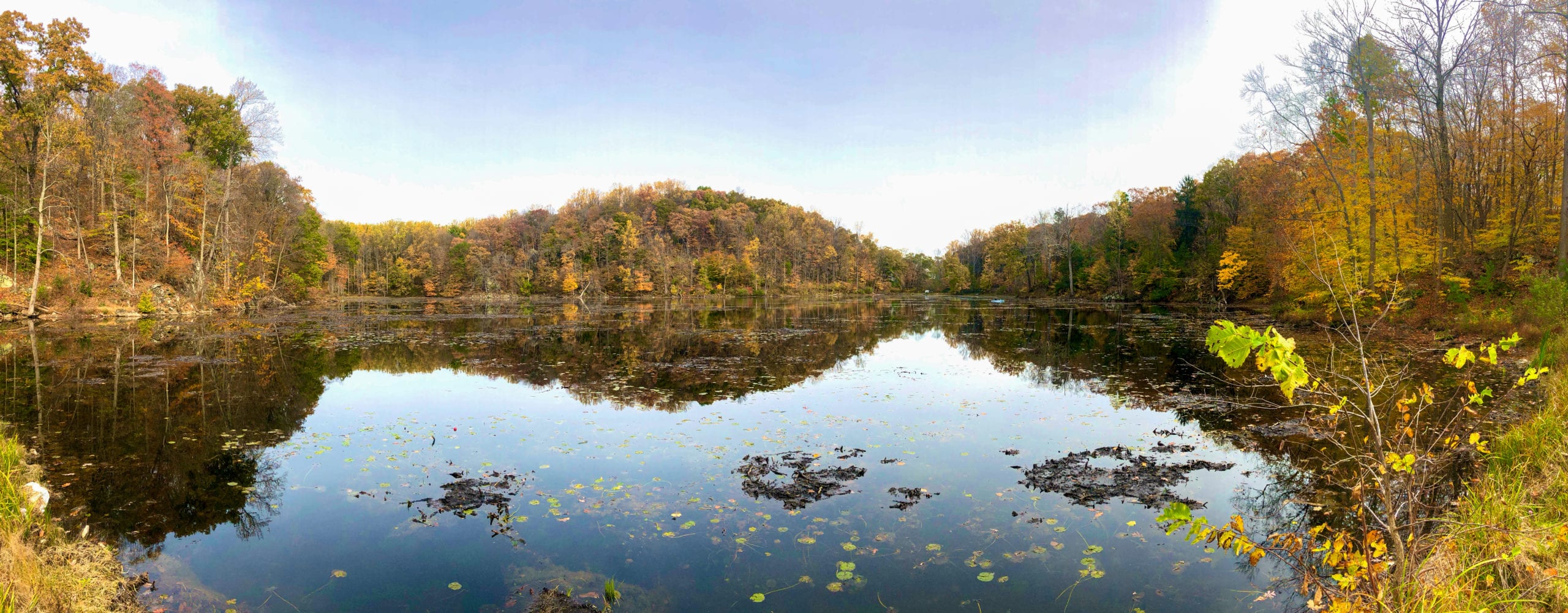 Panoramic photo of Ghost Lake