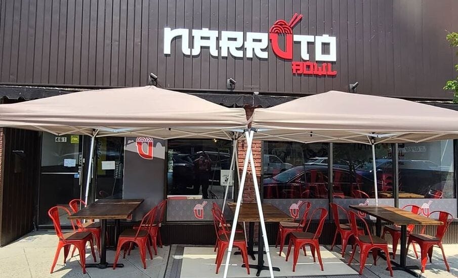 Narruto Bowl Restaurant Exterior Entrance