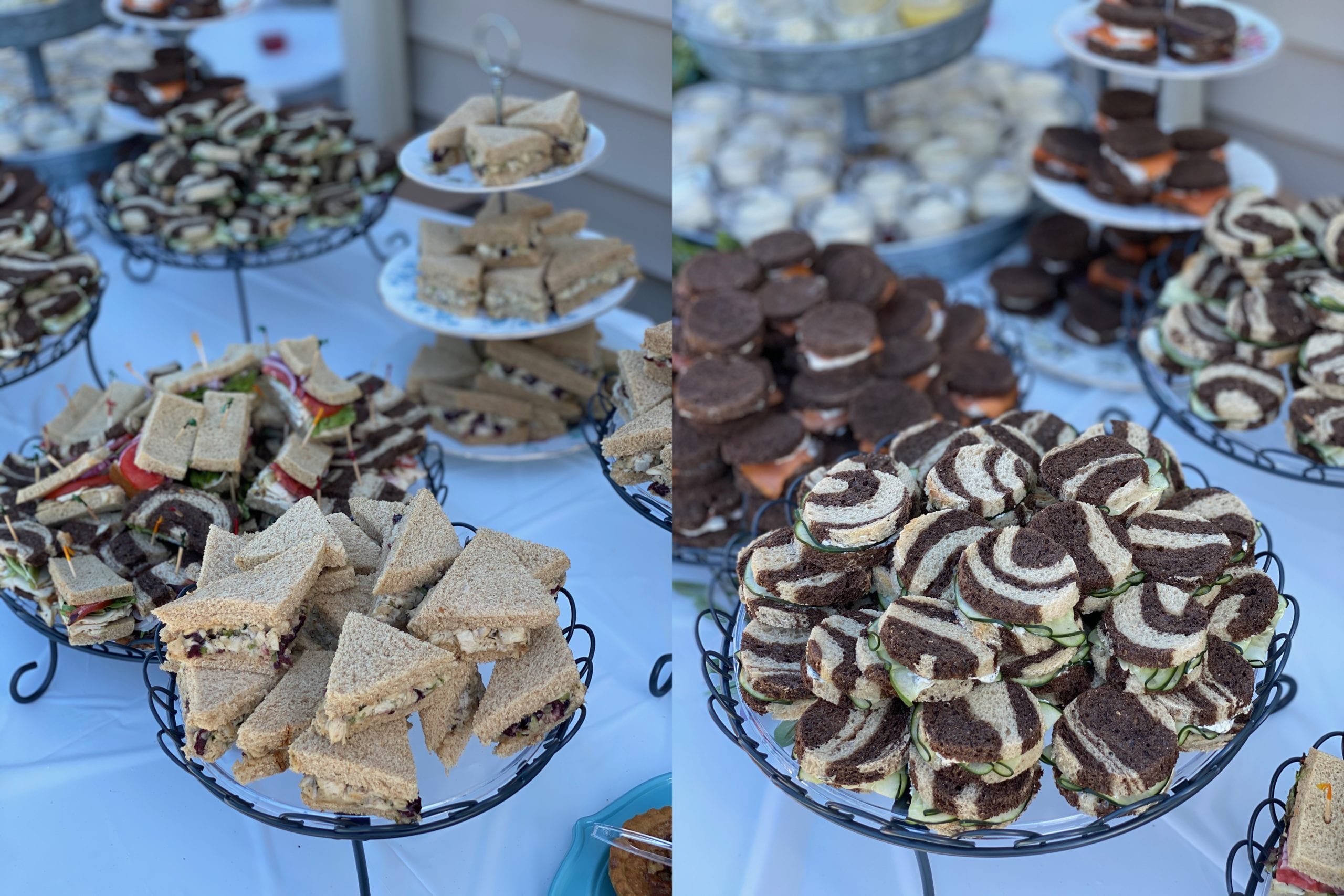 Menu Sample with desserts and small bites