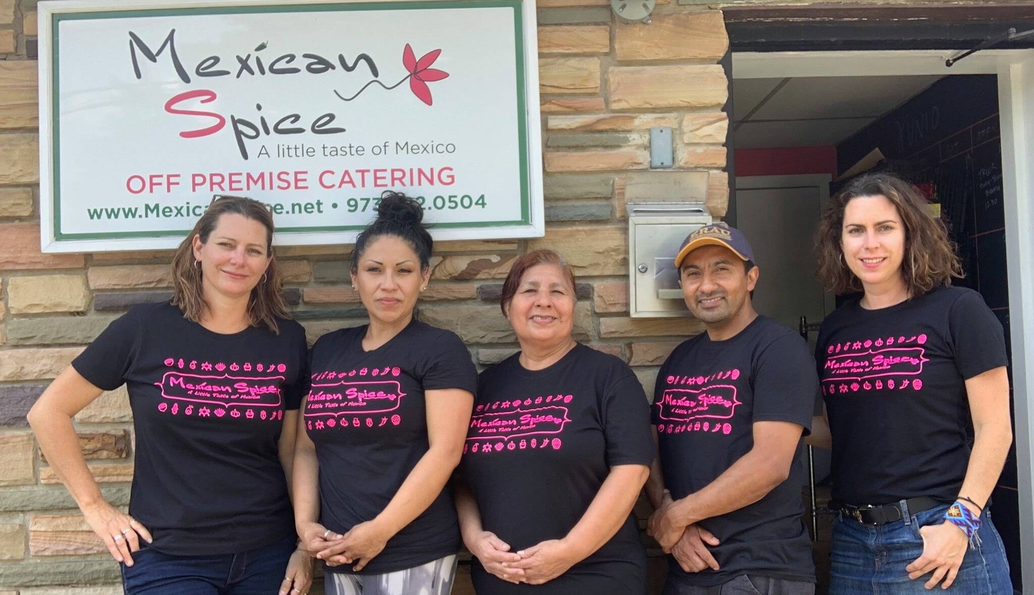 Employees of Mexican Spice restaurant
