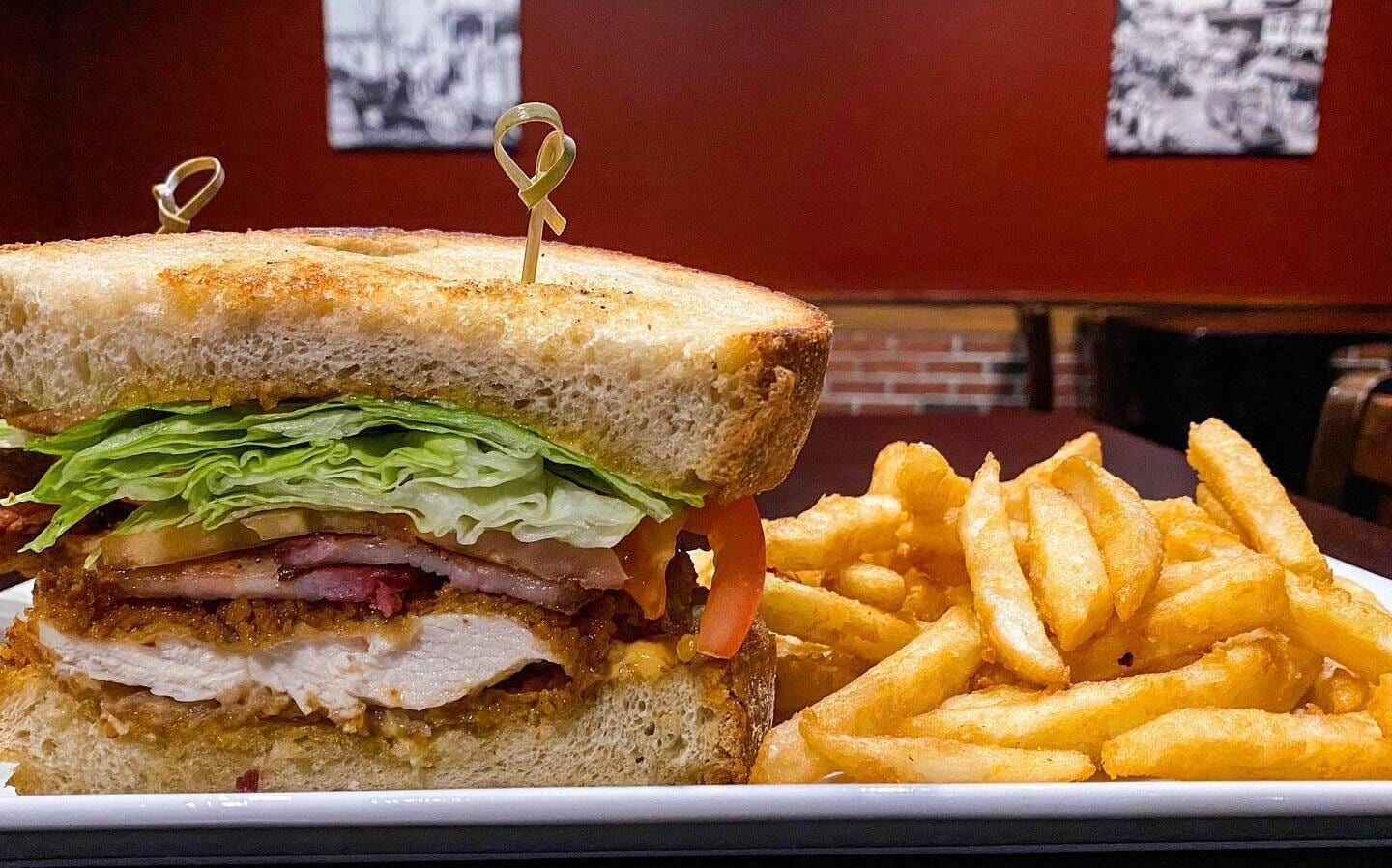 Pretzel Chicken BLT