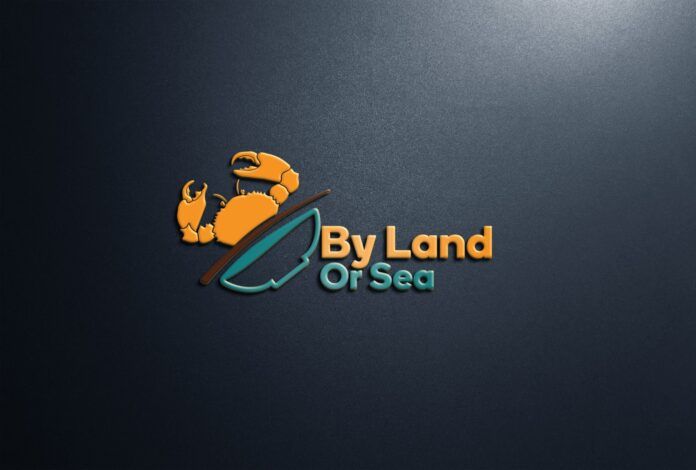 By Land or Sea Logo