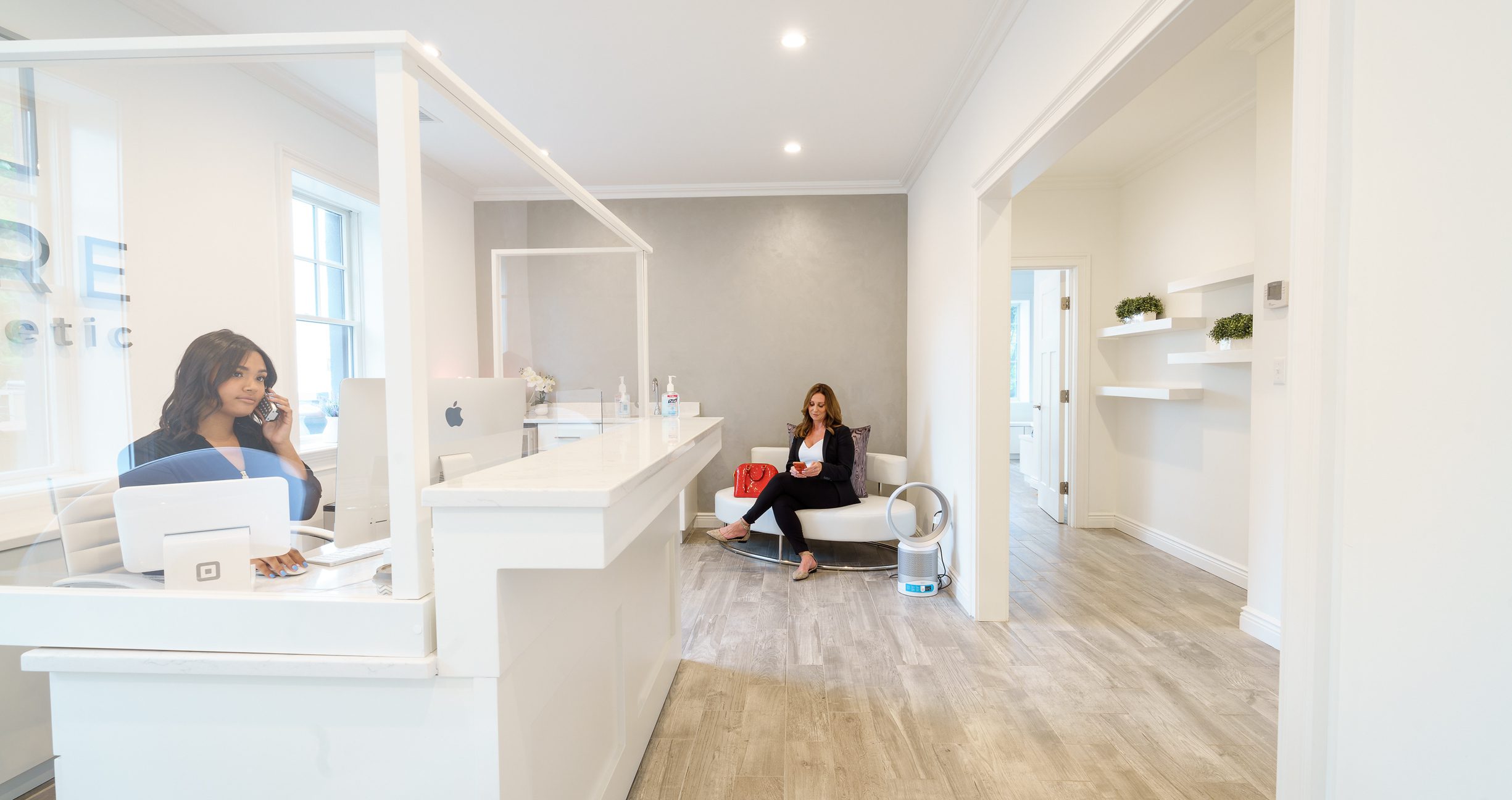 Bare Aesthetic Front Desk Hero